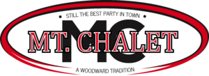 A banner with the words " we challenge " in red.